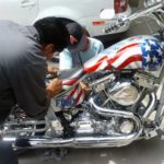 Downtown LA Motorcycle Detailing