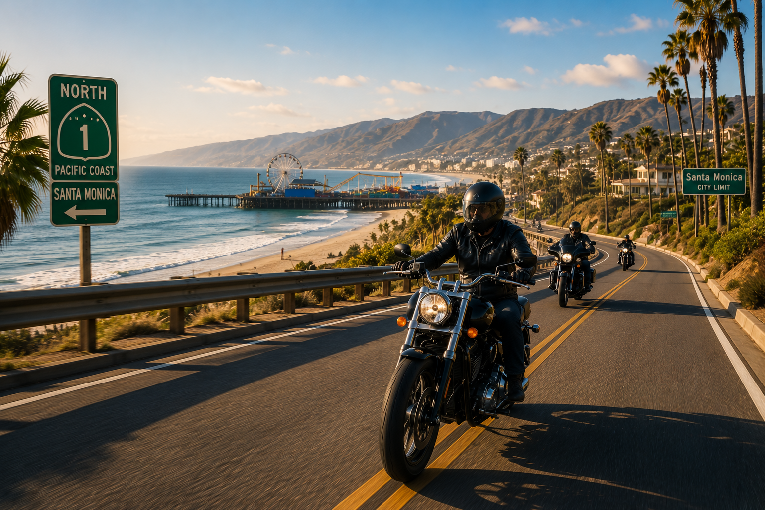 Popular Riding Routes in Santa Monica